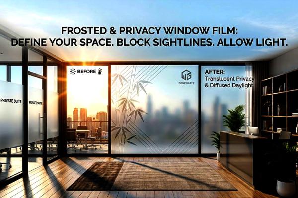 Elevate Space & Privacy: The Complete Guide to Frosted Window Films