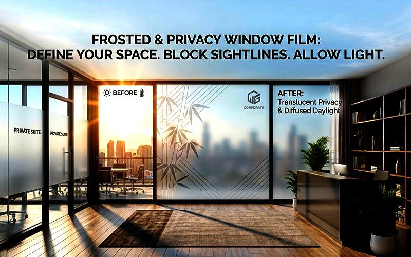 Elevate Space & Privacy: The Complete Guide to Frosted Window Films