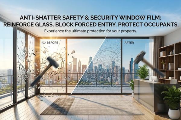Safety & Security Window Film: Complete Anti-Shatter Glass Protection